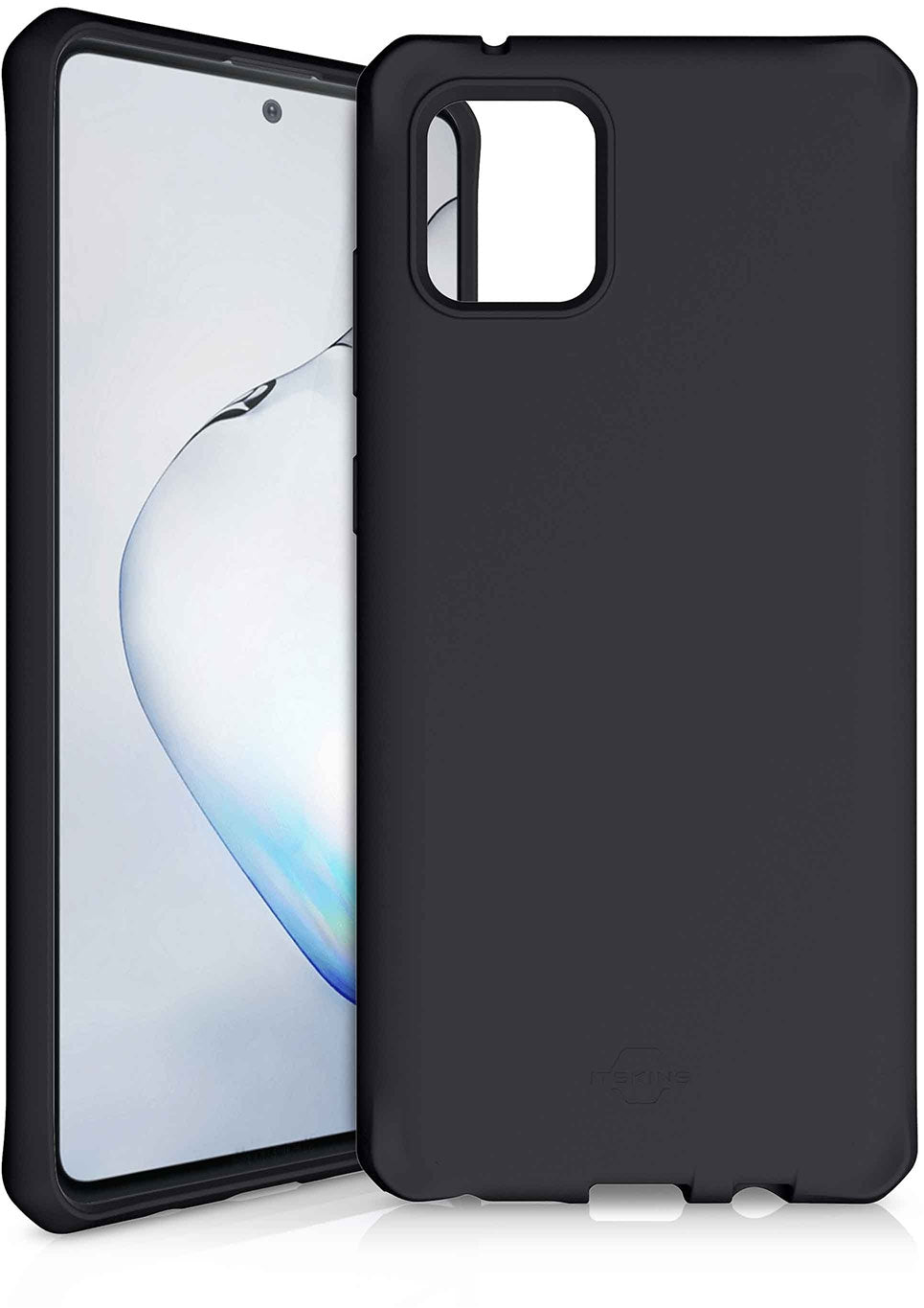Itskins Level 2 Spectrumsolid For Samsung Galaxy Note10 Lite Plain Black