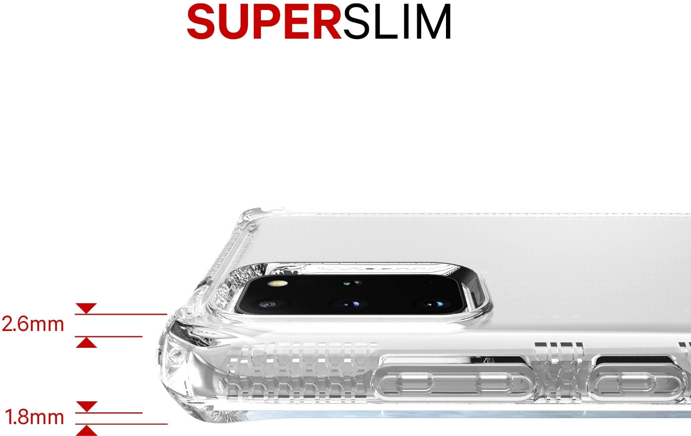 Itskins Level 2 Spectrumclear For Samsung Galaxy Note10 Lite Transparent