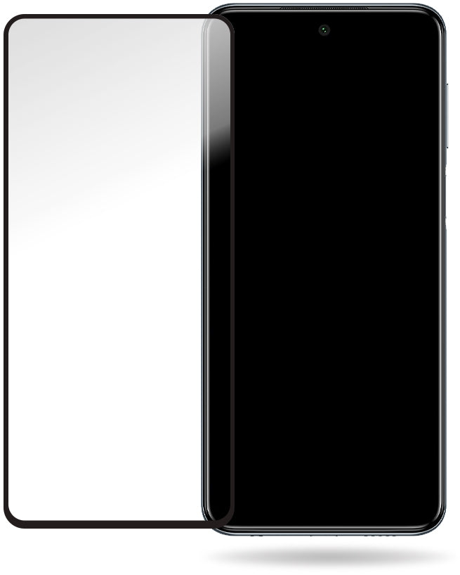 Mobilize Glass Screen Protector - Black Frame - Xiaomi Redmi Note 9S/Note 9 Pro