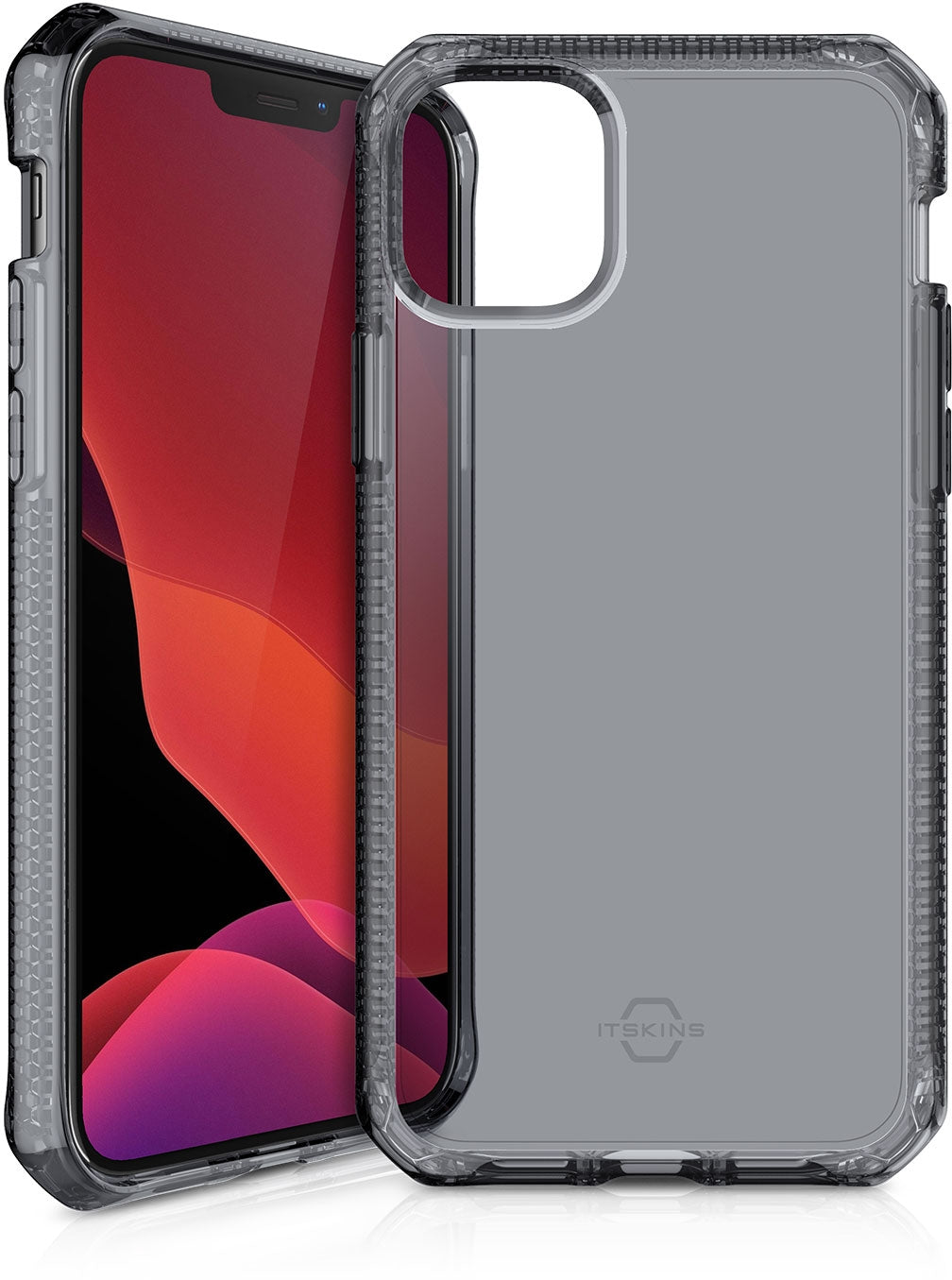 Itskins Level 2 Spectrumclear For Apple Iphone 12 Mini Smoke