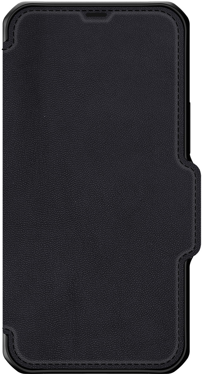 Itskins Level 2 Hybridfolio Leather For Apple Iphone 12 Mini Pure Black