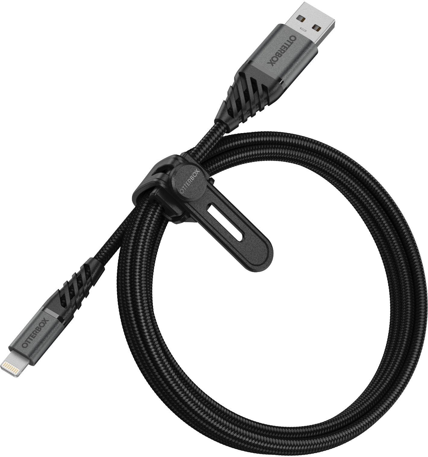 Otterbox Nylon Braided Charge/Sync Cable Apple Lightning 1M Black