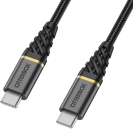 Otterbox Nylon Braided Charge/Sync Cable Usb-C To Usb-C 2M Black