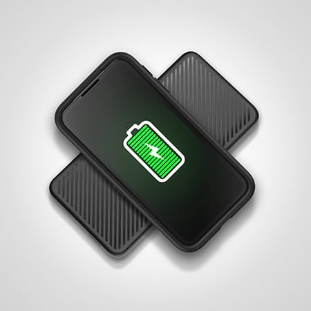 Otterbox Dual Port Fast Charge Power Bank 15000 Mah 18W + Qi Wireless Charger 10W Black