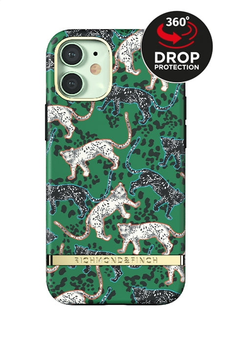 Richmond & Finch Freedom Series One-Piece Apple Iphone 12 Mini Green Leopard