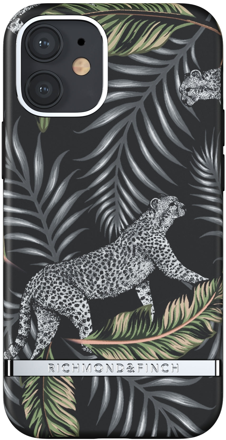 Richmond & Finch Freedom Series One-Piece Apple Iphone 12 Mini Silver Jungle