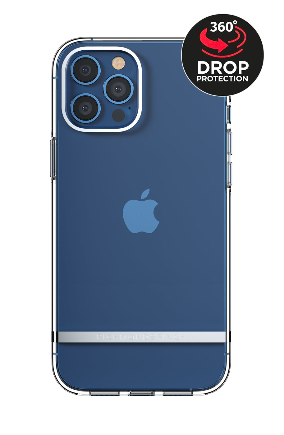 Richmond & Finch Clear Case Collection Apple Iphone 12 Pro Max Transparent/Silver
