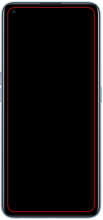 Mobilize Glass Screen Protector - Black Frame - Realme 7 Pro