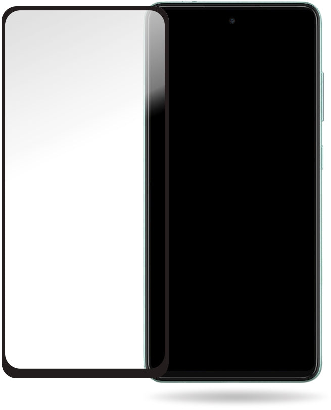 Mobilize Glass Screen Protector - Black Frame - Samsung Galaxy A52/A52 5G/A52S 5G/A53 5G