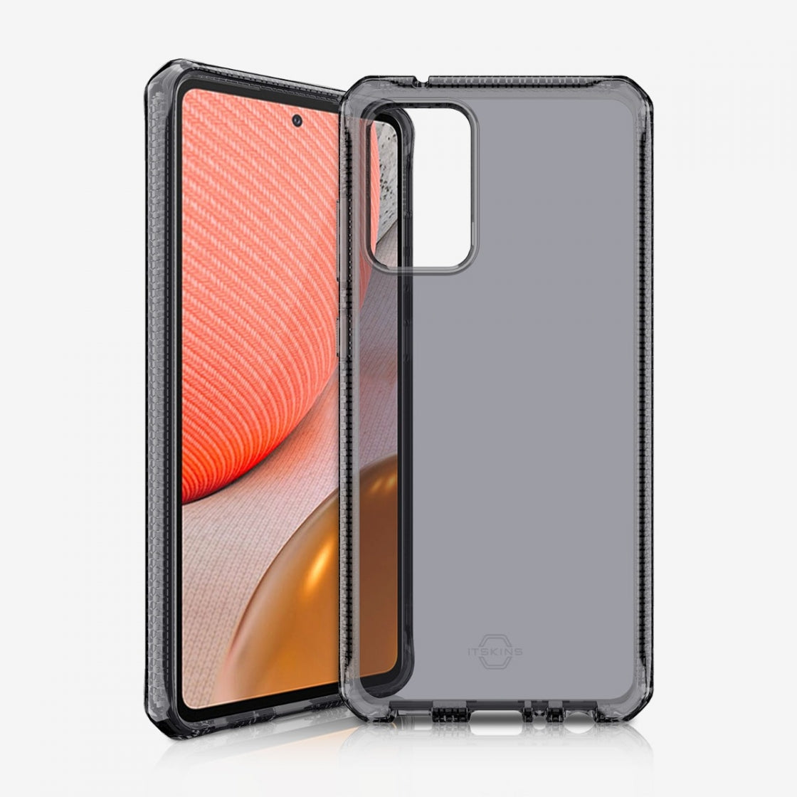 Itskins Level 2 Spectrumclear For Samsung Galaxy A72 4G Smoke