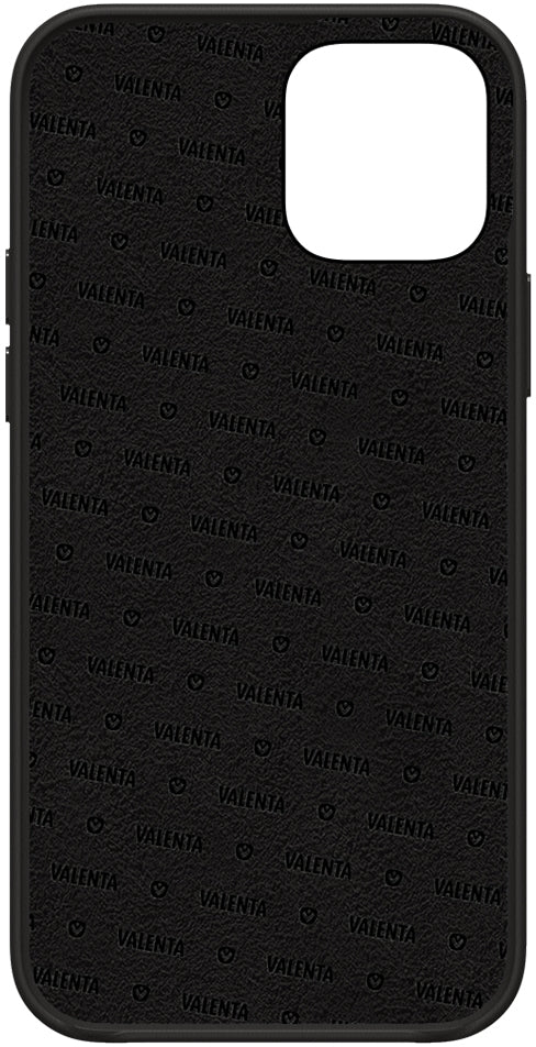 Valenta Leather Back Cover Snap Luxe Apple Iphone 12/12 Pro Black