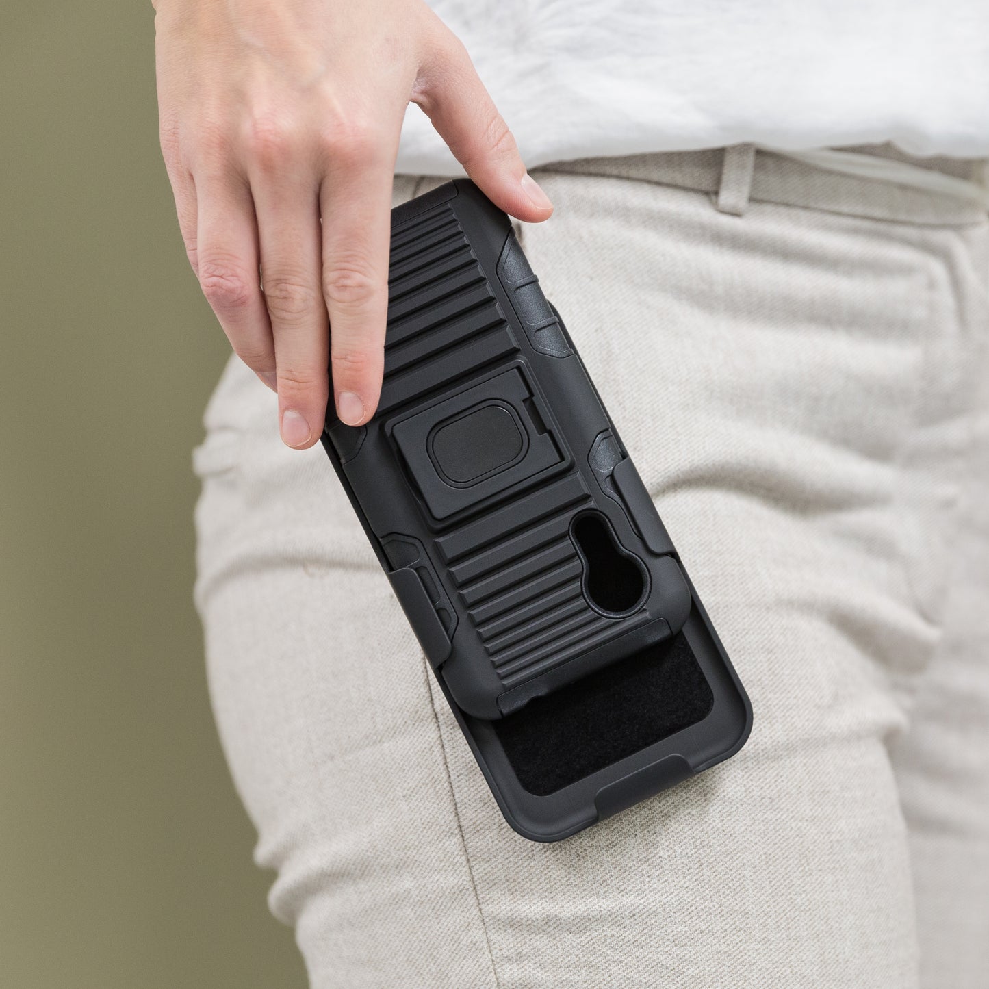 Xccess Combo Holster With Clip Samsung Galaxy Xcover 5 Black