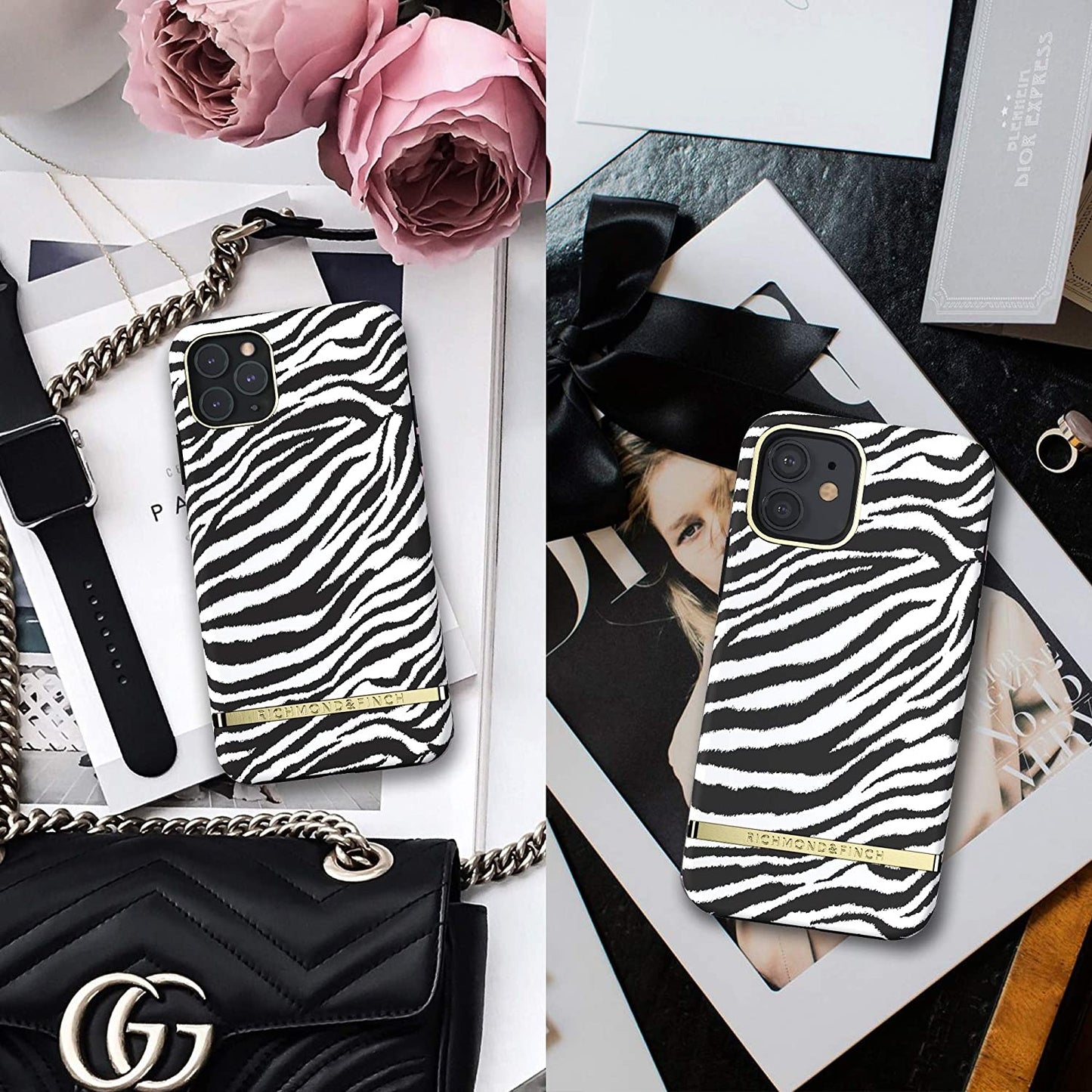 Richmond & Finch Freedom Series One-Piece Apple Iphone 13 Pro Zebra
