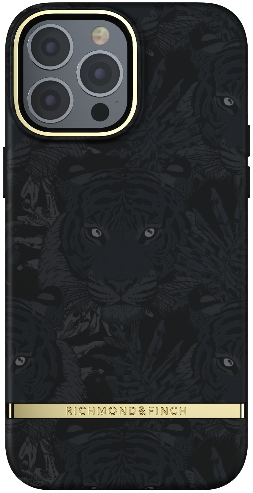 Richmond & Finch Freedom Series One-Piece Apple Iphone 13 Pro Max Black Tiger