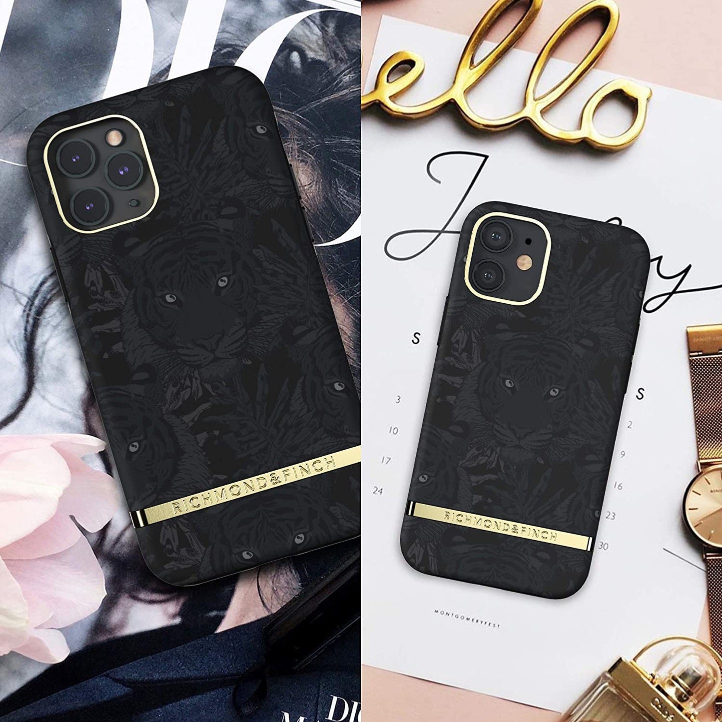Richmond & Finch Freedom Series One-Piece Apple Iphone 13 Pro Max Black Tiger