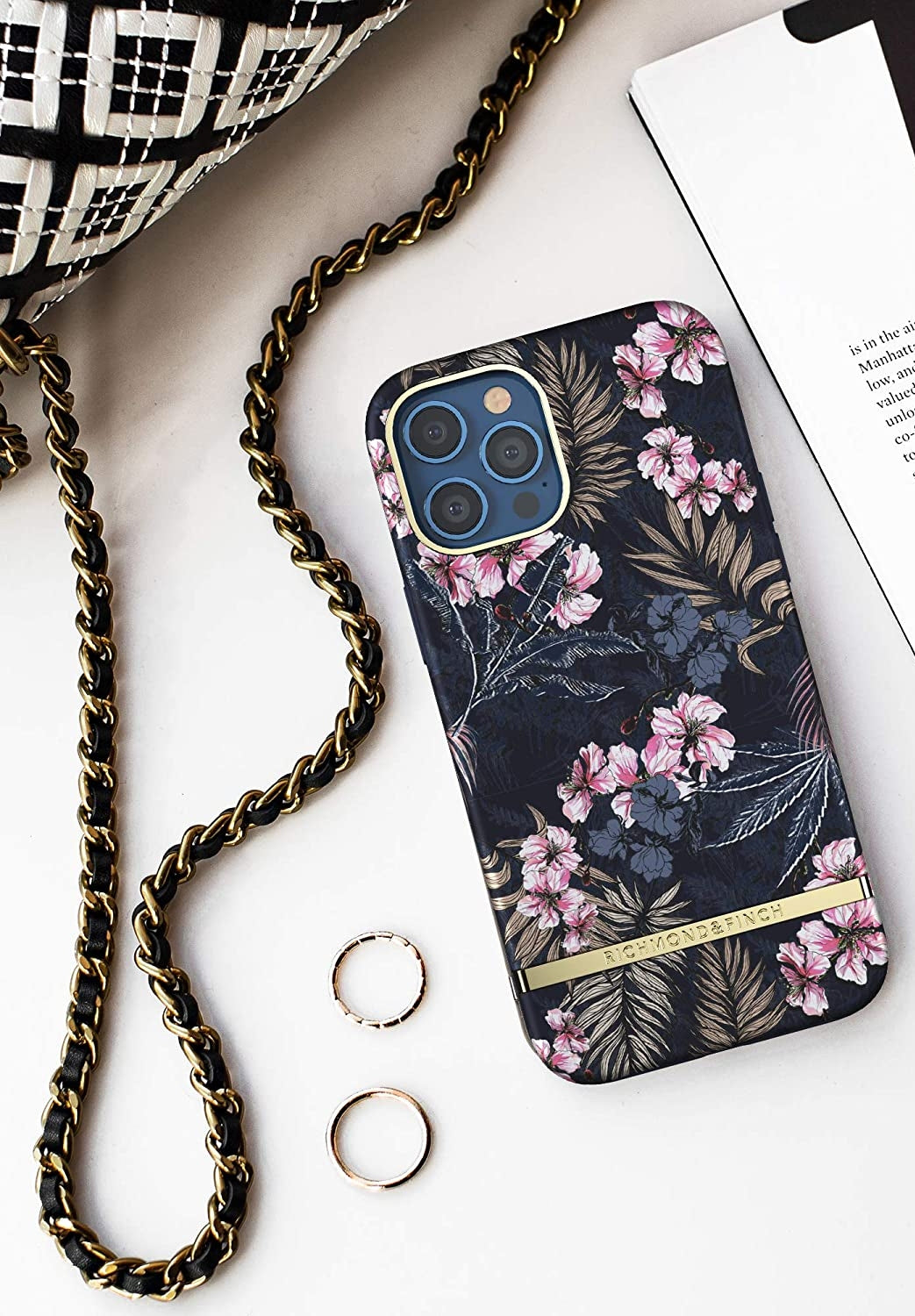 Richmond & Finch Freedom Series One-Piece Apple Iphone 13 Pro Max Floral Jungle