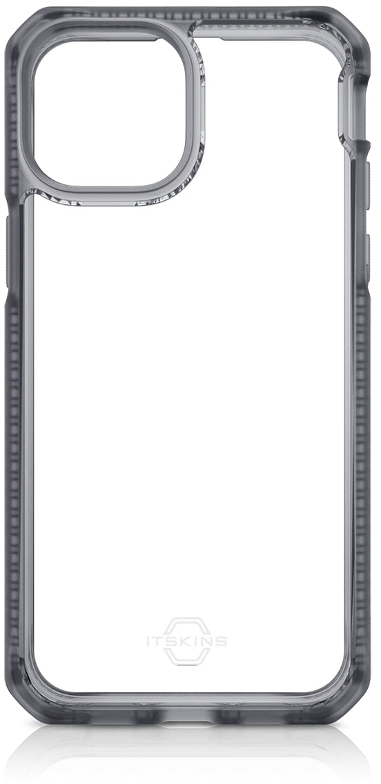 Itskins Level 2 Hybridfrost For Apple Iphone 13 Pro Max Transparent Black