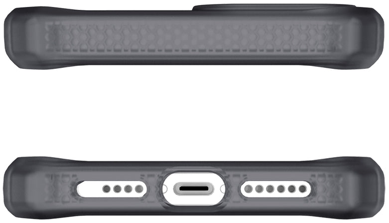 Itskins Level 2 Hybridfrost For Apple Iphone 12 Pro Max Transparent Black