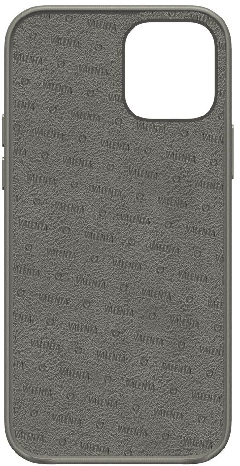 Valenta Leather Back Cover Snap Luxe Apple Iphone 13 Grey