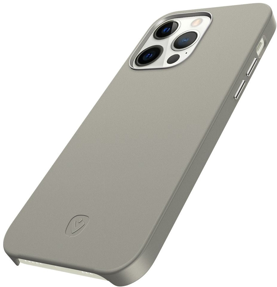 Valenta Leather Back Cover Snap Luxe Apple Iphone 13 Pro Max Grey