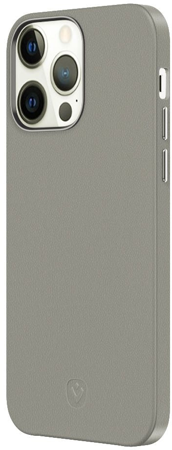 Valenta Leather Back Cover Snap Luxe Apple Iphone 13 Pro Max Grey
