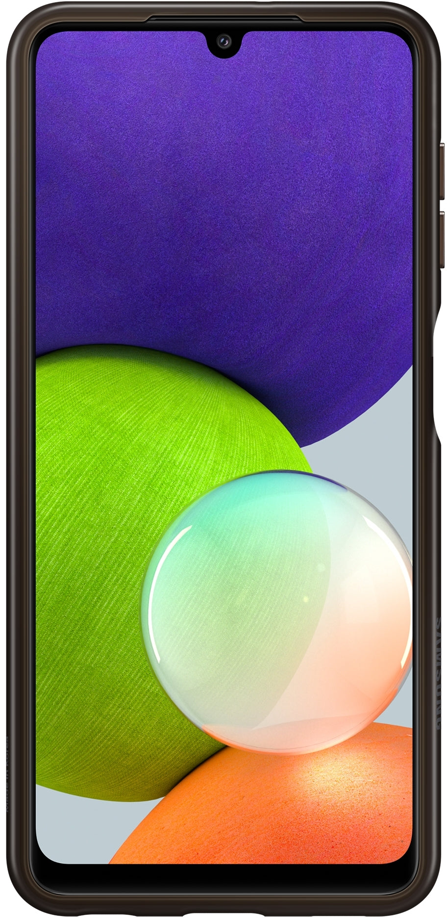 Samsung Ef-Qa225Tbegeu Samsung Soft Clear Cover Galaxy A22 4G Black