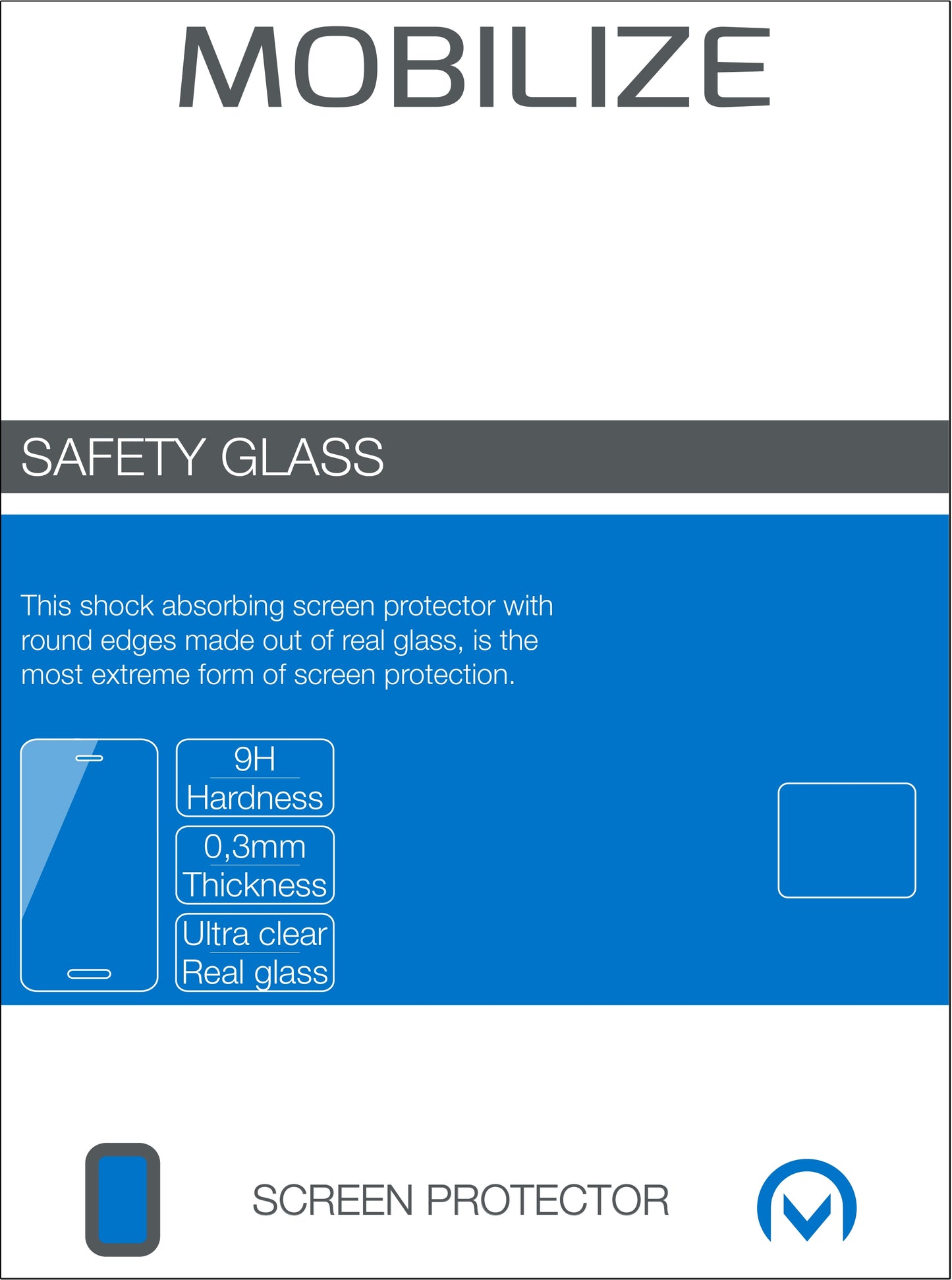 Mobilize Glass Screen Protector Samsung Galaxy Tab S7+/S8+/S9+/S10+ 12.4