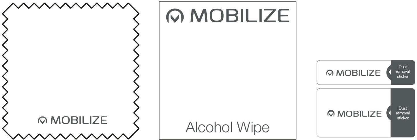 Mobilize Edge-To-Edge Glass Screen Protector Apple Iphone 13 Pro Max/14 Plus Black Full Glue