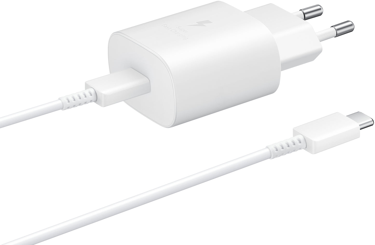 Samsung Ep-Ta800Xwegww Samsung Super Fast Pd Wall Charger Usb-C Incl. Usb-C Cable 25W White Bulk