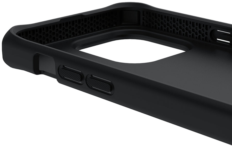 Itskins Level 2 Spectrumsolid_R For Apple Iphone 14 Pro Plain Black