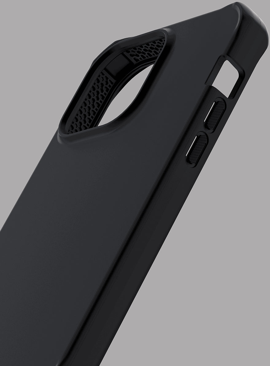 Itskins Level 2 Spectrumsolid_R For Apple Iphone 14 Pro Max Plain Black