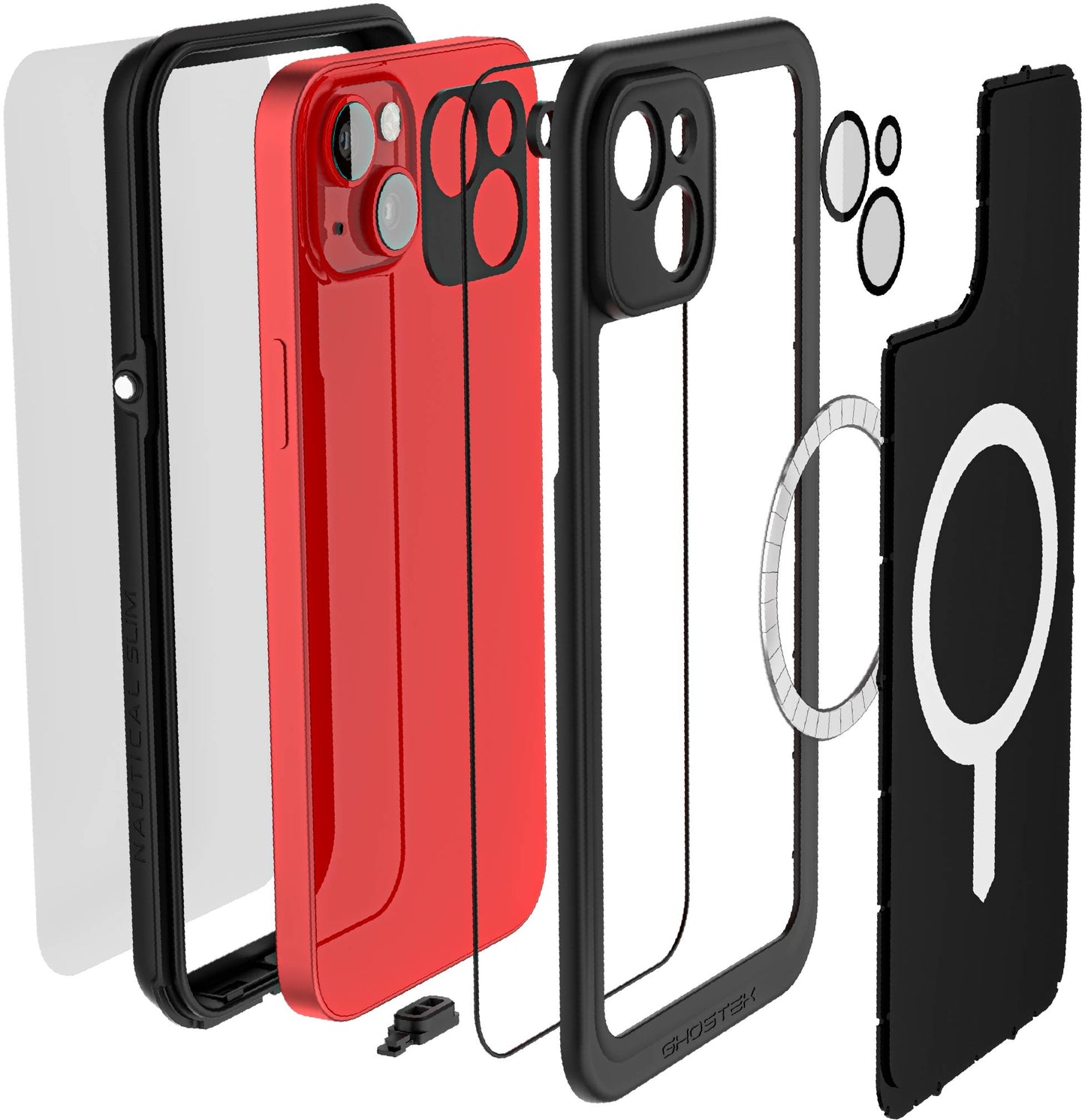 Ghostek Nautical Slim Waterproof Magsafe Case Apple Iphone 14 Plus Black