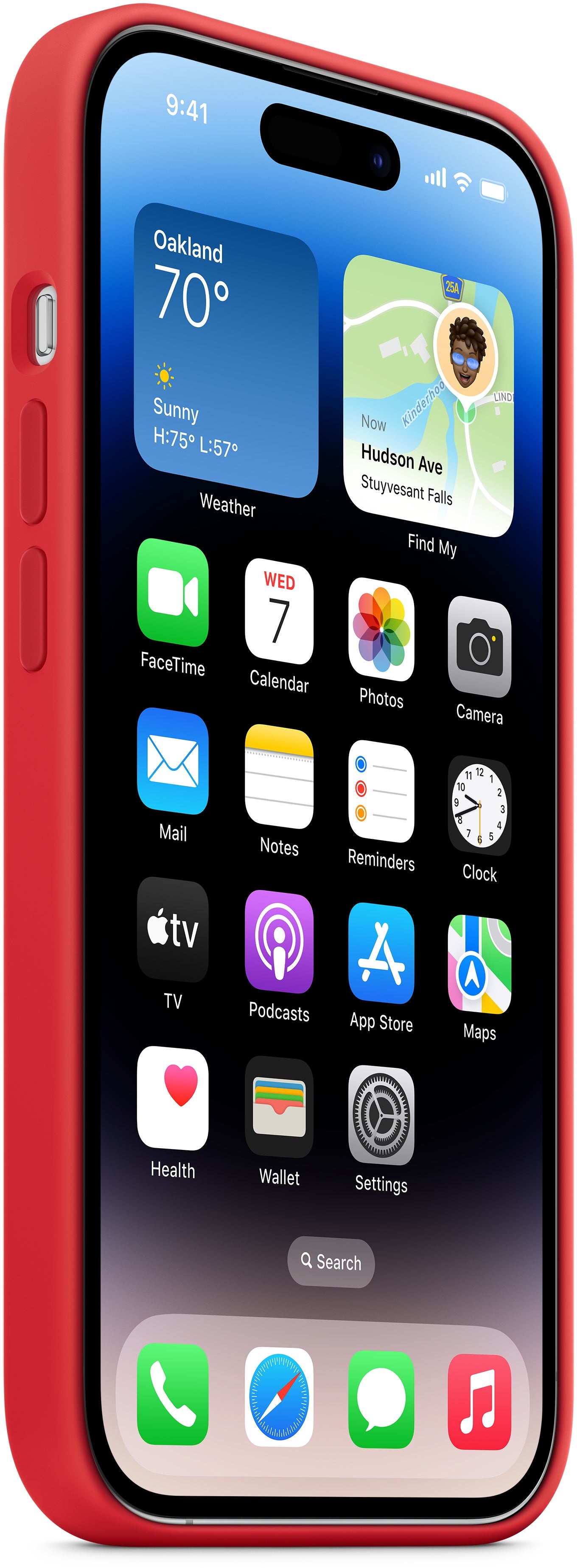 Apple Mptr3Zm/A Apple Silicone Case With Magsafe Iphone 14 Pro Max (Product) Red