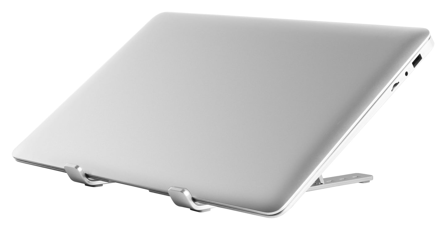 Mobilize Aluminium Laptop Stand Up To 15.6 Inch Silver