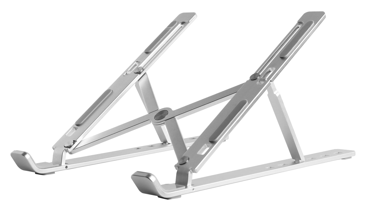Mobilize Aluminium Laptop Stand Up To 15.6 Inch Silver