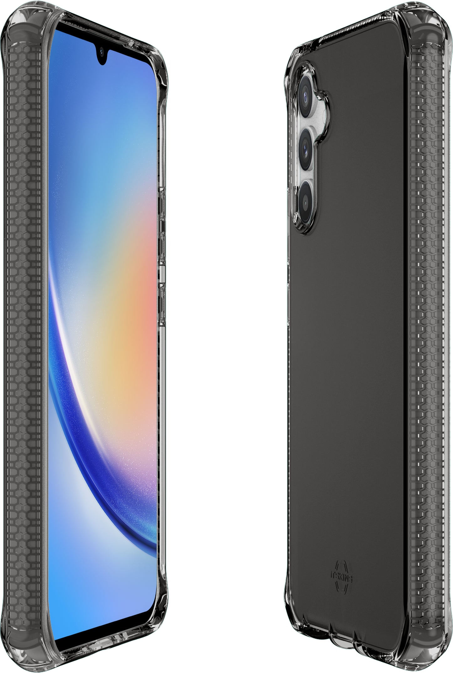 Itskins Level 2 Spectrumclear_R For Samsung Galaxy A34 5G Smoke