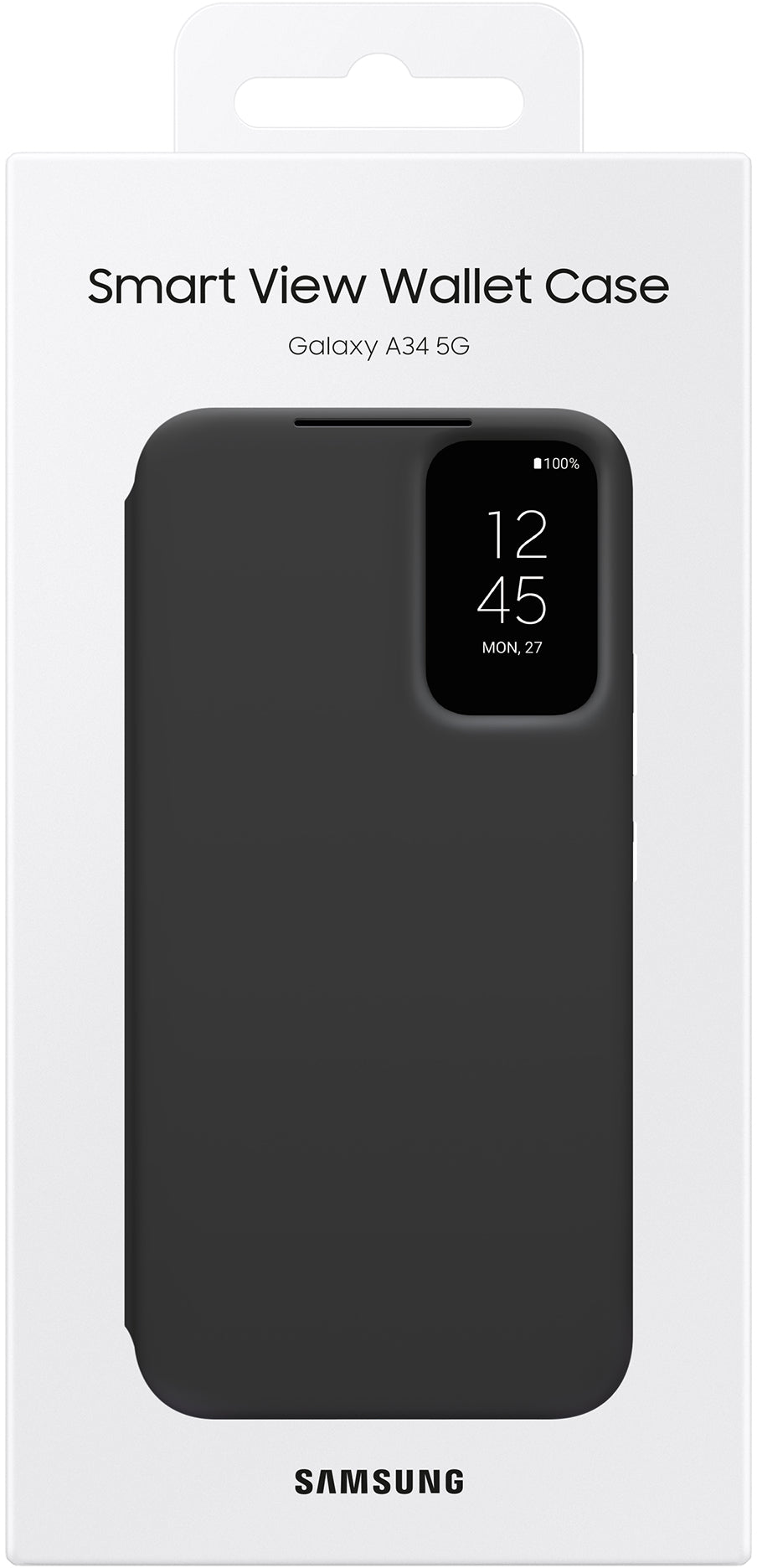 Samsung Ef-Za346Cbegww Samsung Smart Clear View Cover Galaxy A34 5G Black