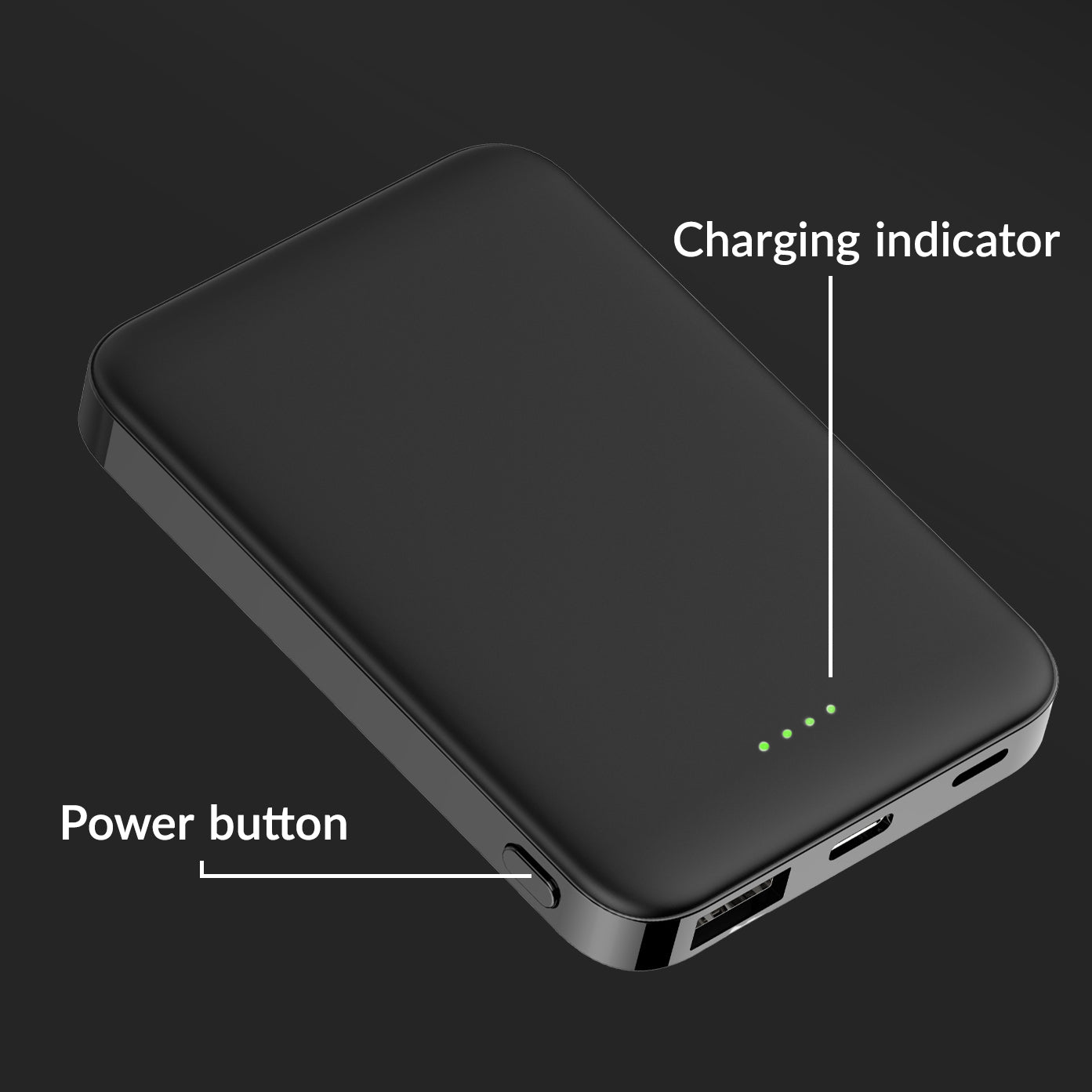 Mobilize Power Bank 5000Mah 10W Black