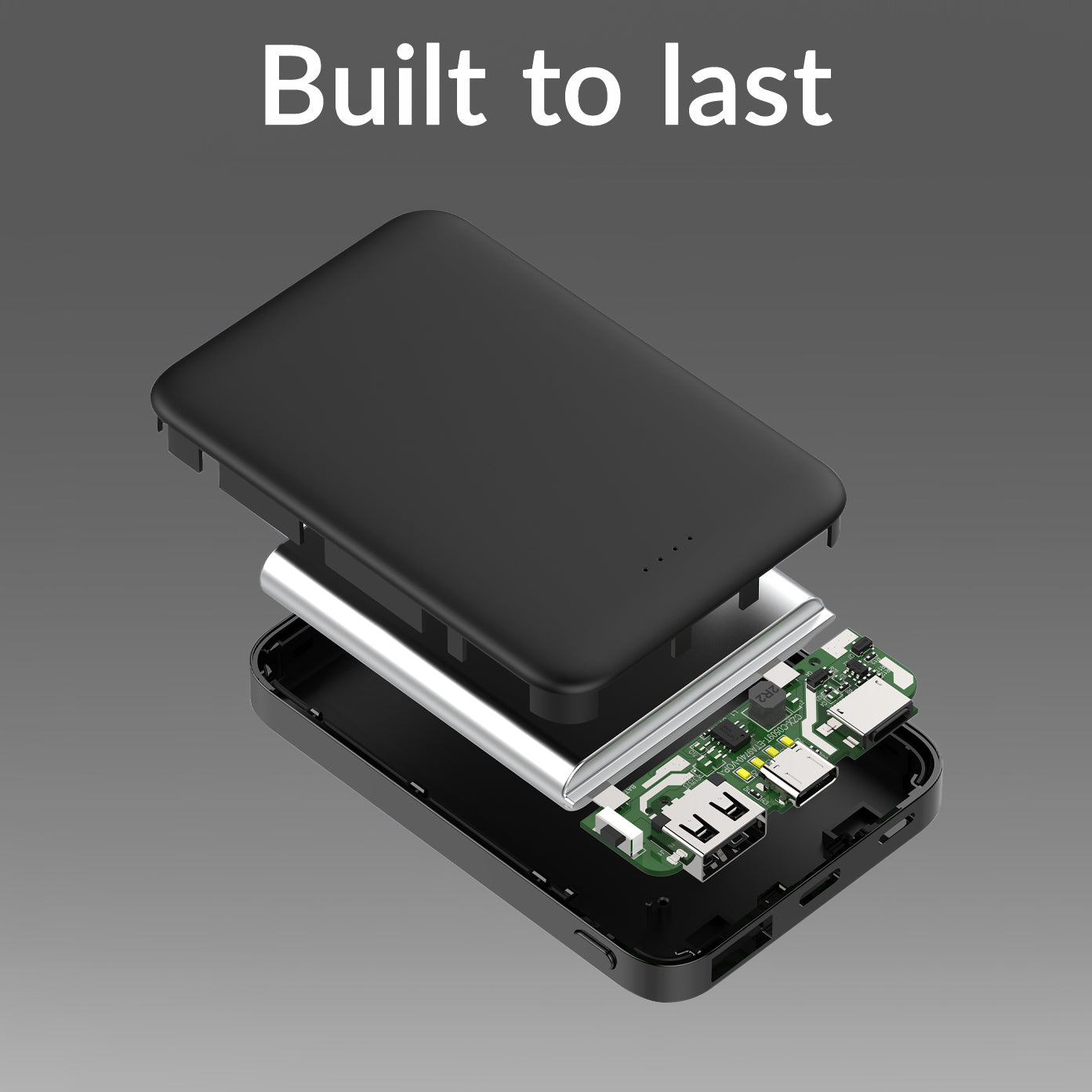 Mobilize Power Bank 5000Mah 10W Black