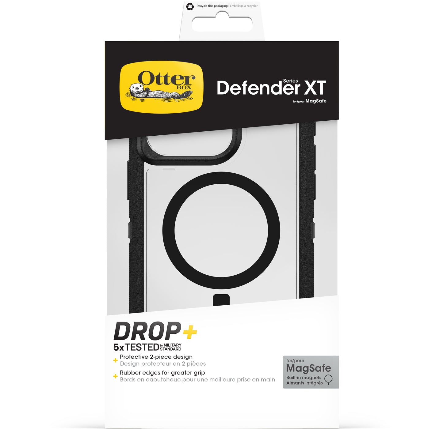 Otterbox Defender Series Xt With Magsafe Apple Iphone 15 Pro Max Clear/Black