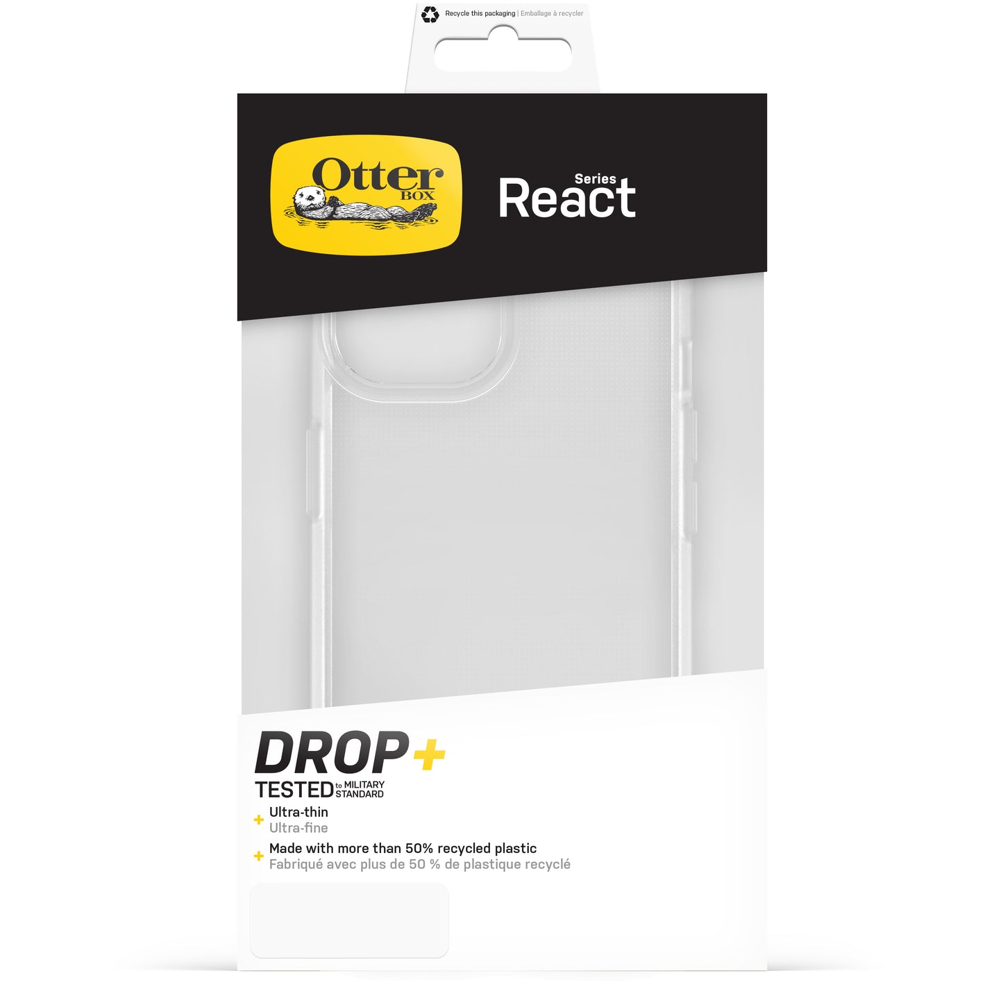 Otterbox React Series Apple Iphone 15 Clear