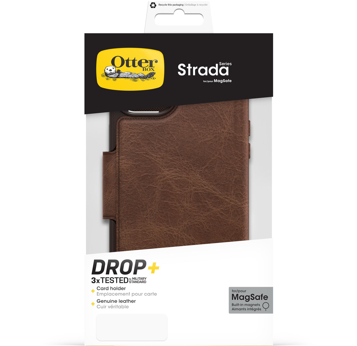 Otterbox Strada Magsafe Apple Iphone 15 Plus Espresso Brown