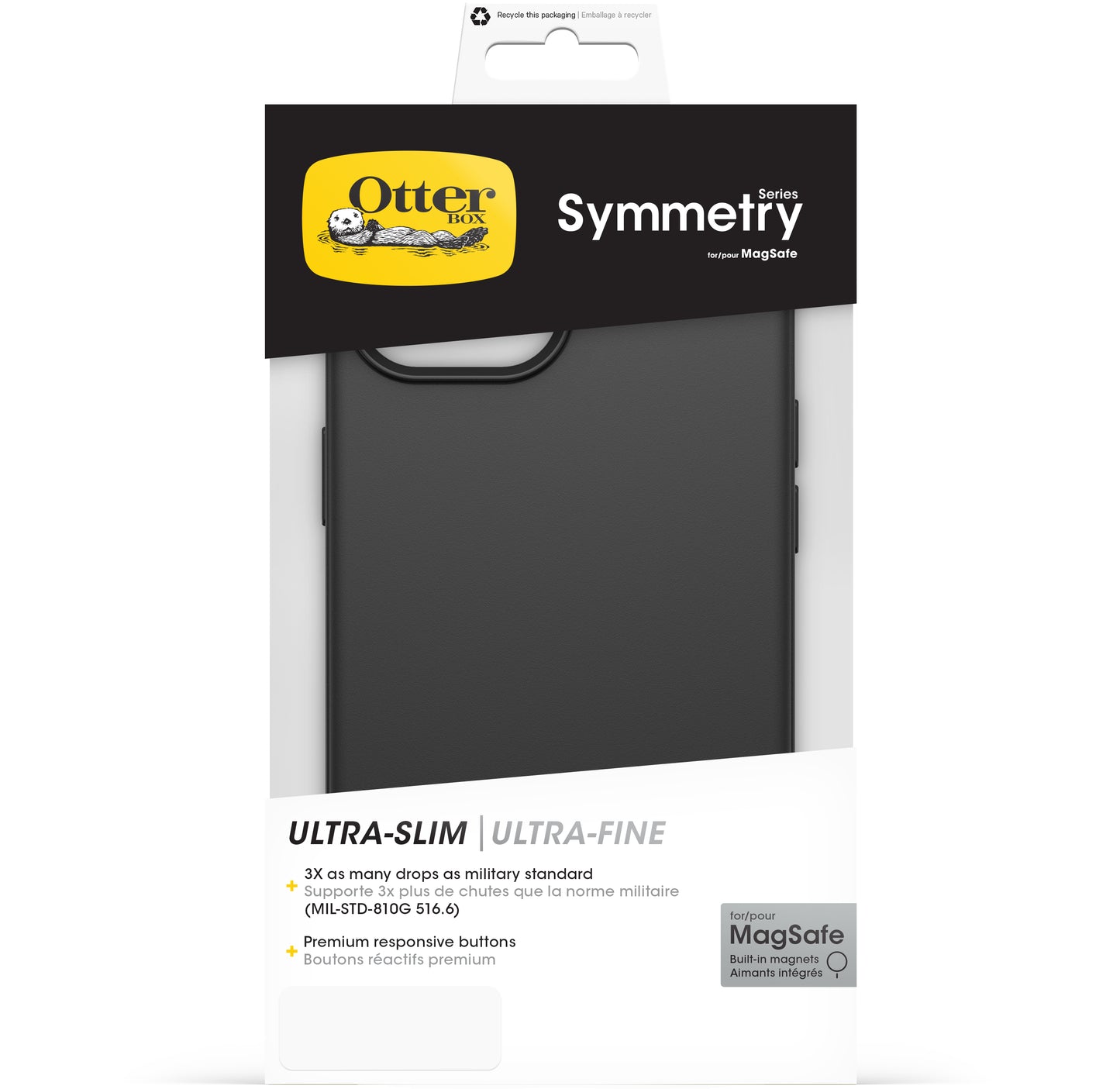 Otterbox Symmetry+ Case Apple Iphone 13/14/15 Black