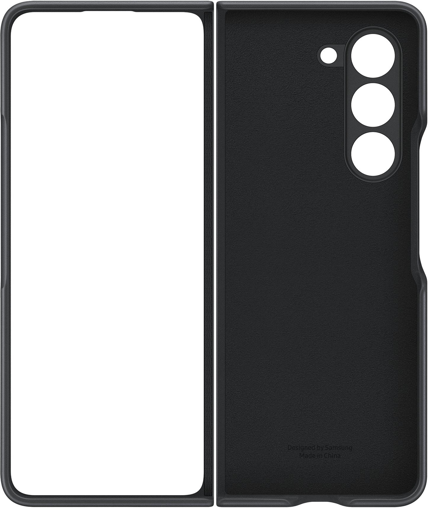 Samsung Ef-Vf946Pbegww Samsung Vegan Leather Case Galaxy Z Fold5 Graphite