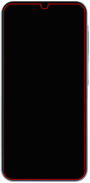 Mobilize Glass Screen Protector - Black Frame - Samsung Galaxy A15 4G/5G