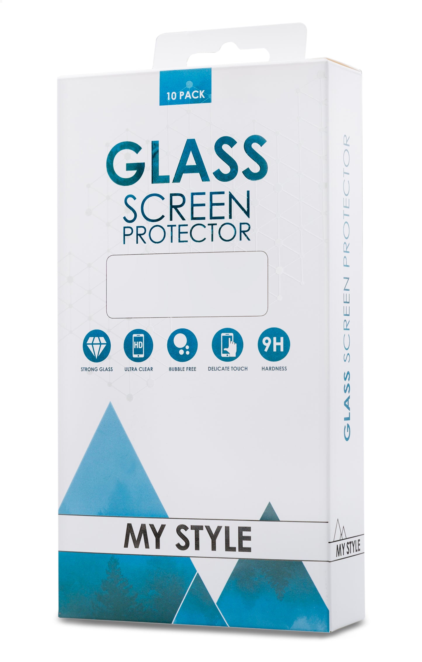 My Style Tempered Glass Screen Protector For Samsung Galaxy A35/A36/A55/S24 Fe Clear (10-Pack)