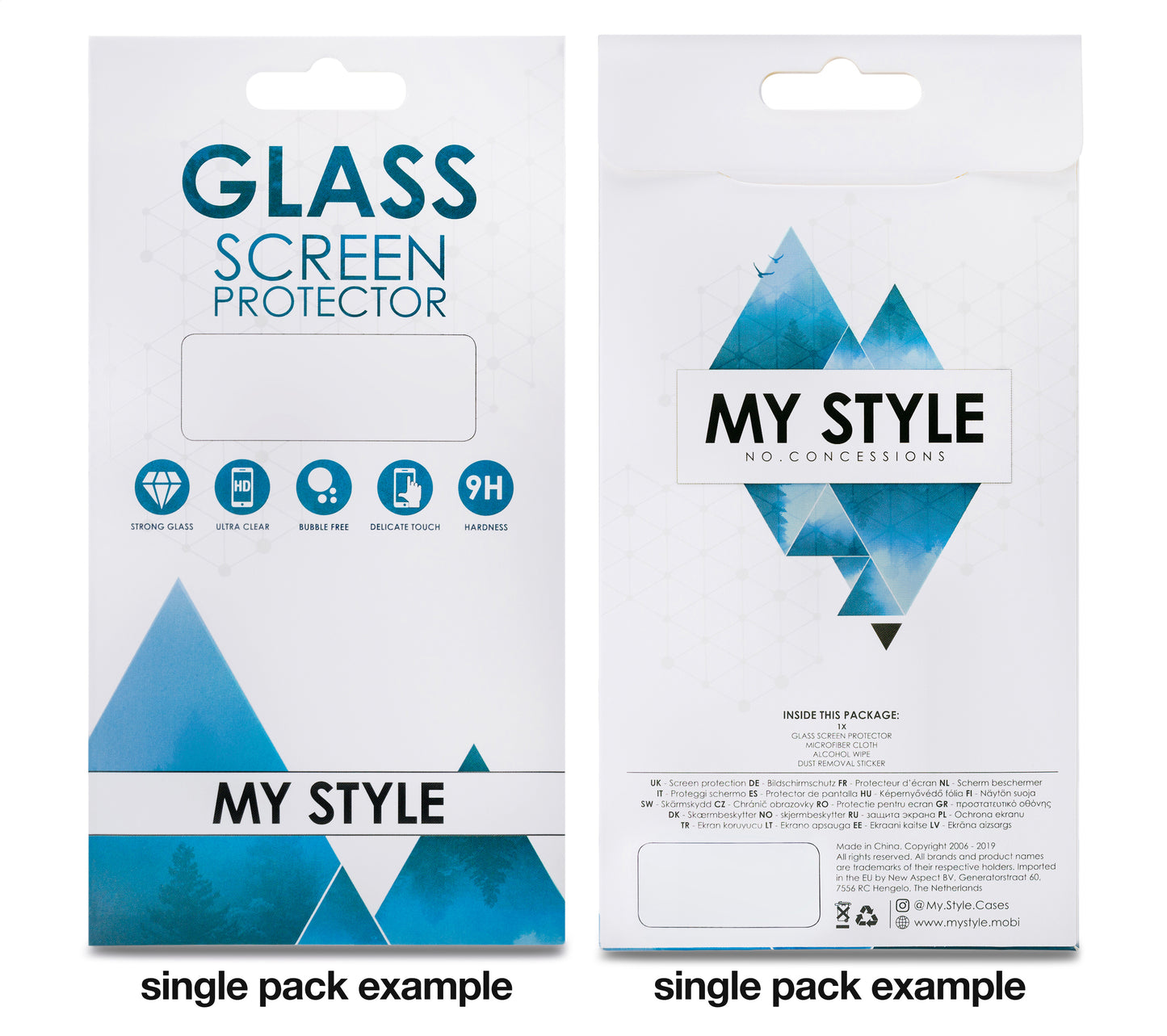 My Style Tempered Glass Screen Protector For Samsung Galaxy A35/A36/A55/S24 Fe Clear (10-Pack)