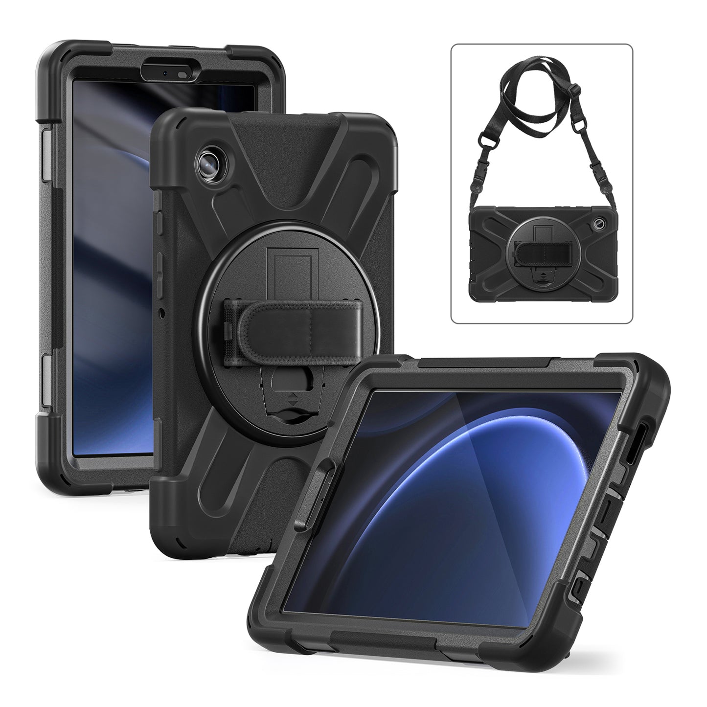 Xccess Survivor All-Round Case Samsung Galaxy Tab A9 8.7 Black (Screenless)