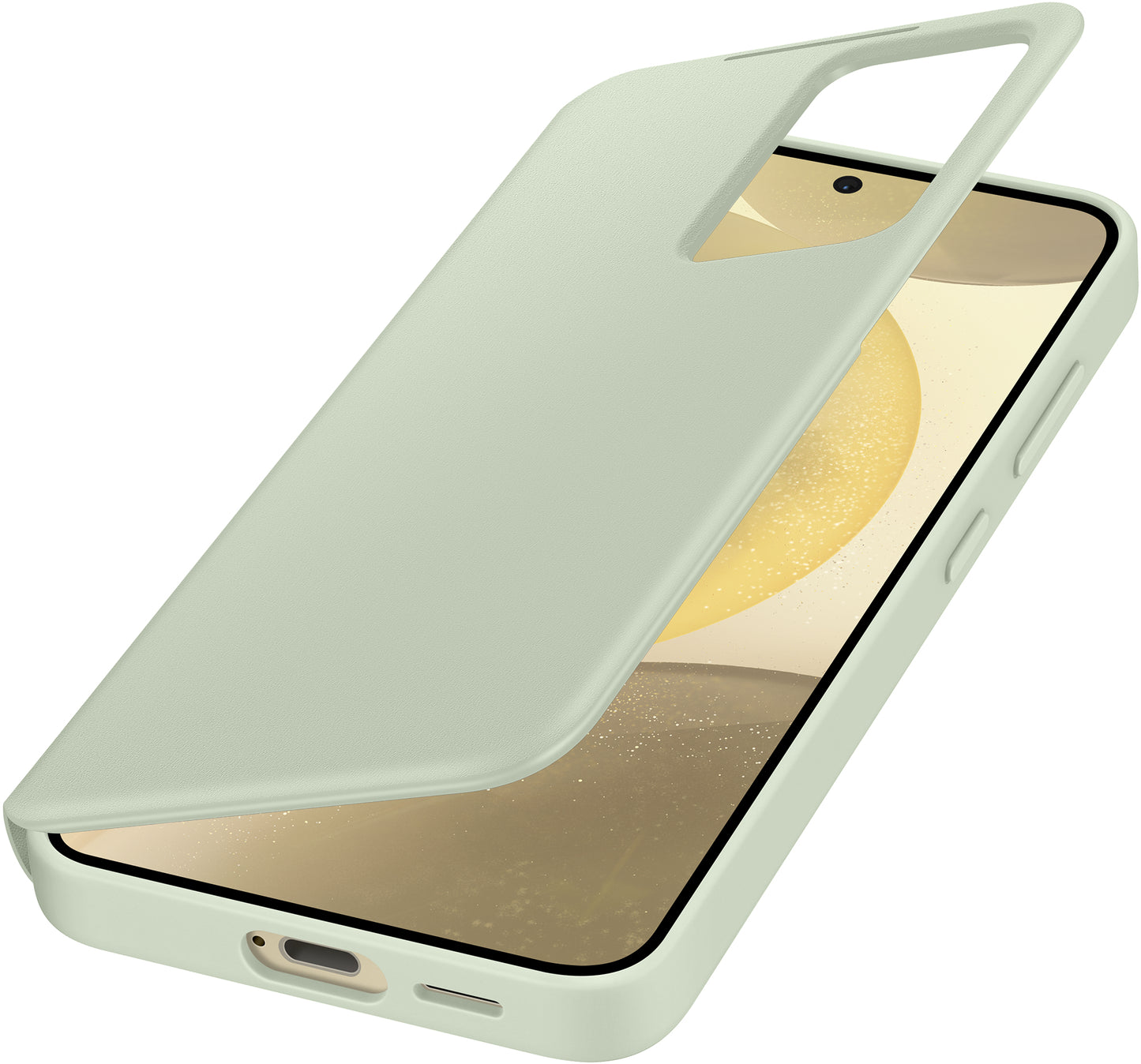 Samsung Ef-Zs921Cgegww Samsung Smart View Wallet Case Galaxy S24 5G Light Green