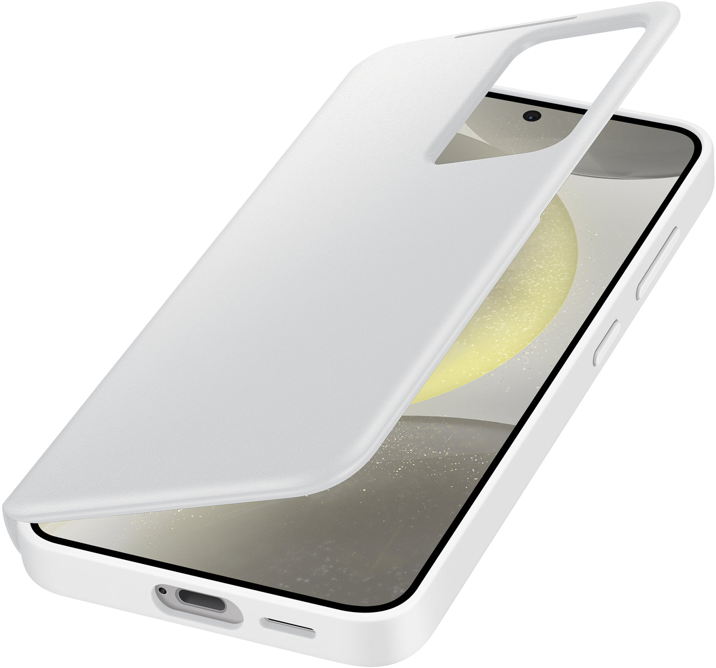 Samsung Ef-Zs921Cwegww Samsung Smart View Wallet Case Galaxy S24 5G White